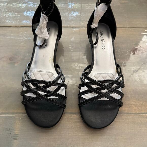 Easy Street Black Tarrah Dress Sandals Sz 6.5M NIB - Picture 8 of 13